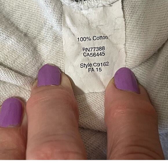 J. Crew Womens Embroidered Floral Peasant Top Cream 3/4 Sleeves Crewneck Small - Picture 8 of 10